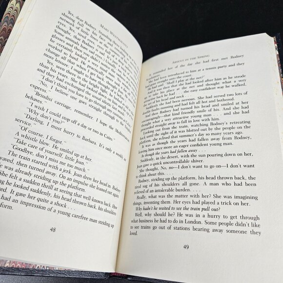 Mary Westmacott Absent In The Spring Hardcover Leatherette Agatha Christie USA - Picture 3 of 12